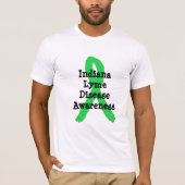 インディアナ ライム病啓発Tシャツ Tシャツ (正面)