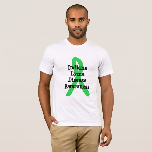 インディアナ ライム病啓発Tシャツ Tシャツ (正面フル)