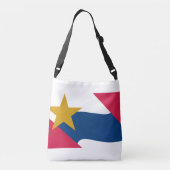 インディアナ，ラファイエット国旗 クロスボディバッグ (裏面)