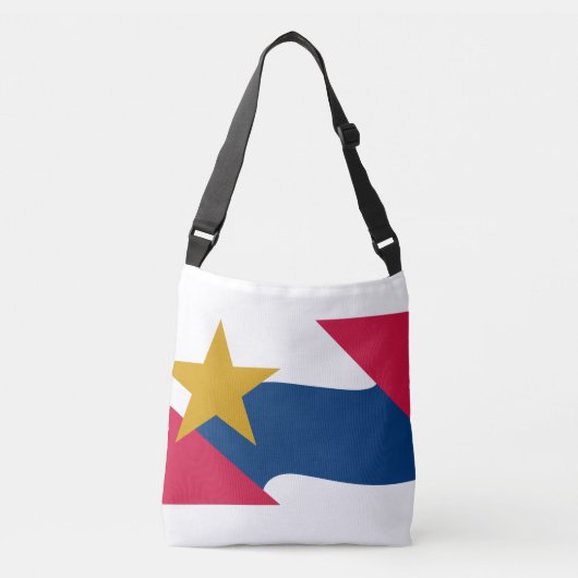 インディアナ，ラファイエット国旗 クロスボディバッグ (正面)