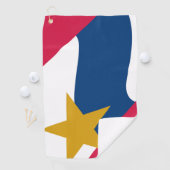 インディアナ，ラファイエット国旗 ゴルフタオル (インサイチュ)