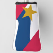 インディアナ,ラファイエット国旗 ゴルフヘッドカバー (回転90)