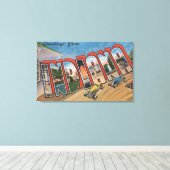 インディアナ(レーサー)ラージレターのシーンIndiana キャンバスプリント (インサイチュ (ウッドフロア))