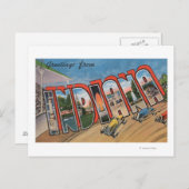 インディアナ(レーサー)ラージレターのシーンIndiana ポストカード (正面/裏面)