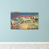 インディアナ(州首都/花) キャンバスプリント (インサイチュ (ウッドフロア))