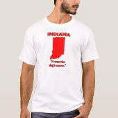 インディアナ – 犬の名前 Tシャツ (正面)