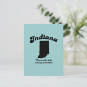 インディアナ – 白い子供たちがまだバスケッ遊プを行う場所 ポストカード (スタンド正面)