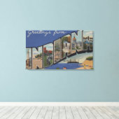 インディアナ（製鋼所/砂丘） キャンバスプリント (インサイチュ (ウッドフロア))