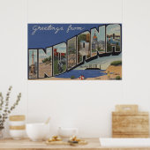 インディアナ（製鋼所/砂丘） ポスター (キッチン)