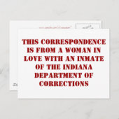 インディアナDoC #1 ポストカード (正面/裏面)