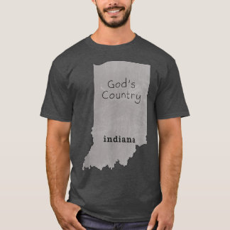 インディアナTシャツ・インディアナは神の国インディアナ・テ Tシャツ