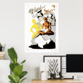 インディアブッダGandhi 1941 WPA ポスター (ホームオフィス)