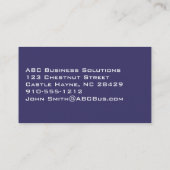 インディアブルー名刺 名刺 (裏面)