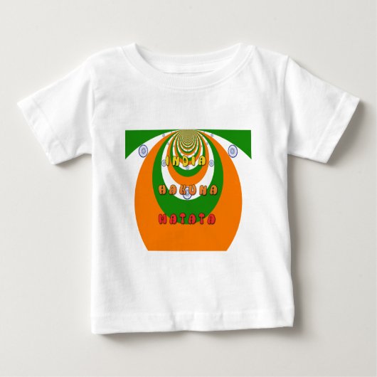インディアマタタハクナ ベビーTシャツ (正面)