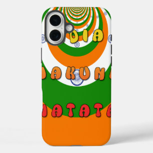 インディアマタタハクナ iPhone 16 PLUSケース