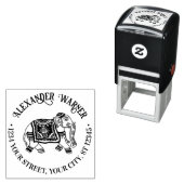 インディアメンディエレファントネーム差出人住所 セルフインキングスタンプ (インサイチュ)