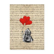 インディアンおもしろいのチーフとハート風船