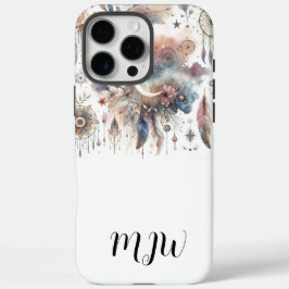 インディアンかわいらしフェザーBoho iPhone / iPadケース iPhone 16 Pro Maxケース