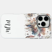 インディアンかわいらしフェザーBoho iPhone / iPadケース Case-Mate iPhoneケース (裏面 (横))