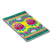 インディアンとパキスタンのトラックの芸術シームレスな長い水平 ノートブック (右側)