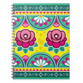 インディアンとパキスタンのトラックの芸術シームレスな長い水平 ノートブック (正面)