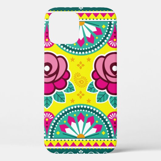 インディアンとパキスタンのトラックアートのシームレスな縦横 Case-Mate iPhoneケース (裏面)