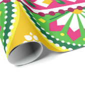 インディアンとパキスタンのトラックアートのシームレスパターンde ラッピングペーパー (ロールコーナー)