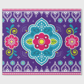 インディアンとパキスタンのトラックアートシームレスパターンde ラッピングペーパー (フラット)