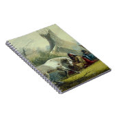 インディアンと彼の馬1858 ノートブック (右側)