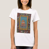 インディアンのインド象のBoho Mughalのペイズリーの芸術 Tシャツ (正面)