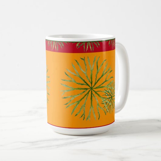 インディアンのクラシック夏Mug (O) コーヒーマグカップ (正面右)