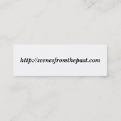 インディアンのバンド スキニー名刺 (裏面)