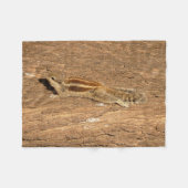 インディアンのパームリスの木の幹 フリースブランケット (正面(横))