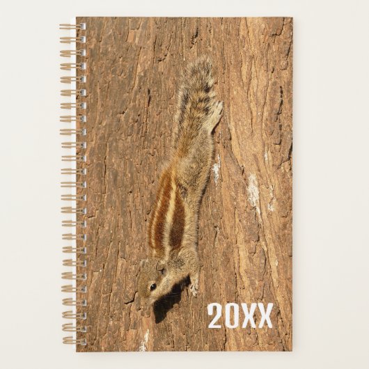 インディアンのパームリスの木の幹 プランナー手帳 (正面)