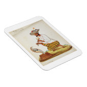 インディアンのヘビのシャルマーとコブラ、フランスから マグネット (右側)