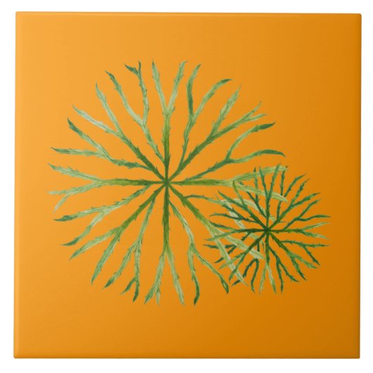 インディアンの夏のセラミックタイル(O) タイル (正面)