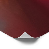 インディアンの女性の赤い金ゴールドドレス宝石 ポスター (角)