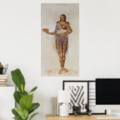 インディアンの女性フロリダ ポスター (ホームオフィス)