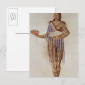 インディアンの女性フロリダ ポストカード (正面/裏面)