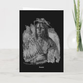 インディアンの最高グリーティングカード カード (裏面)