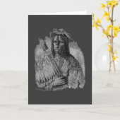 インディアンの最高グリーティングカード カード (黄色い花)