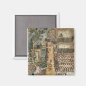 インディアンの村Secoton, c.1570-80 マグネット (正面/裏面)