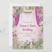 インディアンの結婚式の招待デジタルヒンズー教の招待 招待状 (正面)