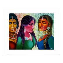 インディアンの美しいブライドプリント