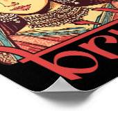 インディアンの花嫁へベドゥルハンデシブライダルズ結婚バッハ ポスター (角)