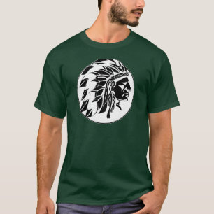 インディアンの酋長の頭部 Tシャツ