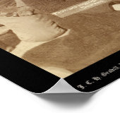 インディアンの長官と米国当局SD 1891 ポスター (角)