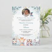 インディアンの髪切り式カードムダン招待状 招待状 (スタンド正面)