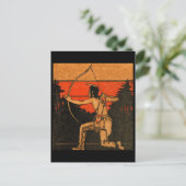 インディアンはがき ポストカード (スタンド正面)