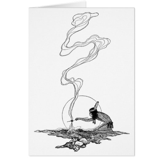 インディアンは彼の孤独でNCワイエスヴィンテージウェスタン (正面)